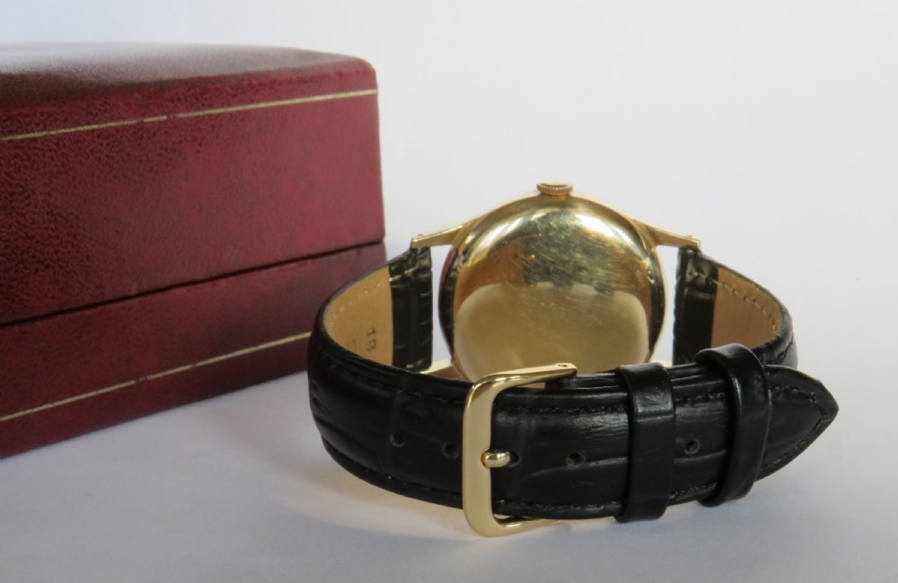 Gents 9ct gold Longines ‘bubble back’ wrist watch, 1958 View V