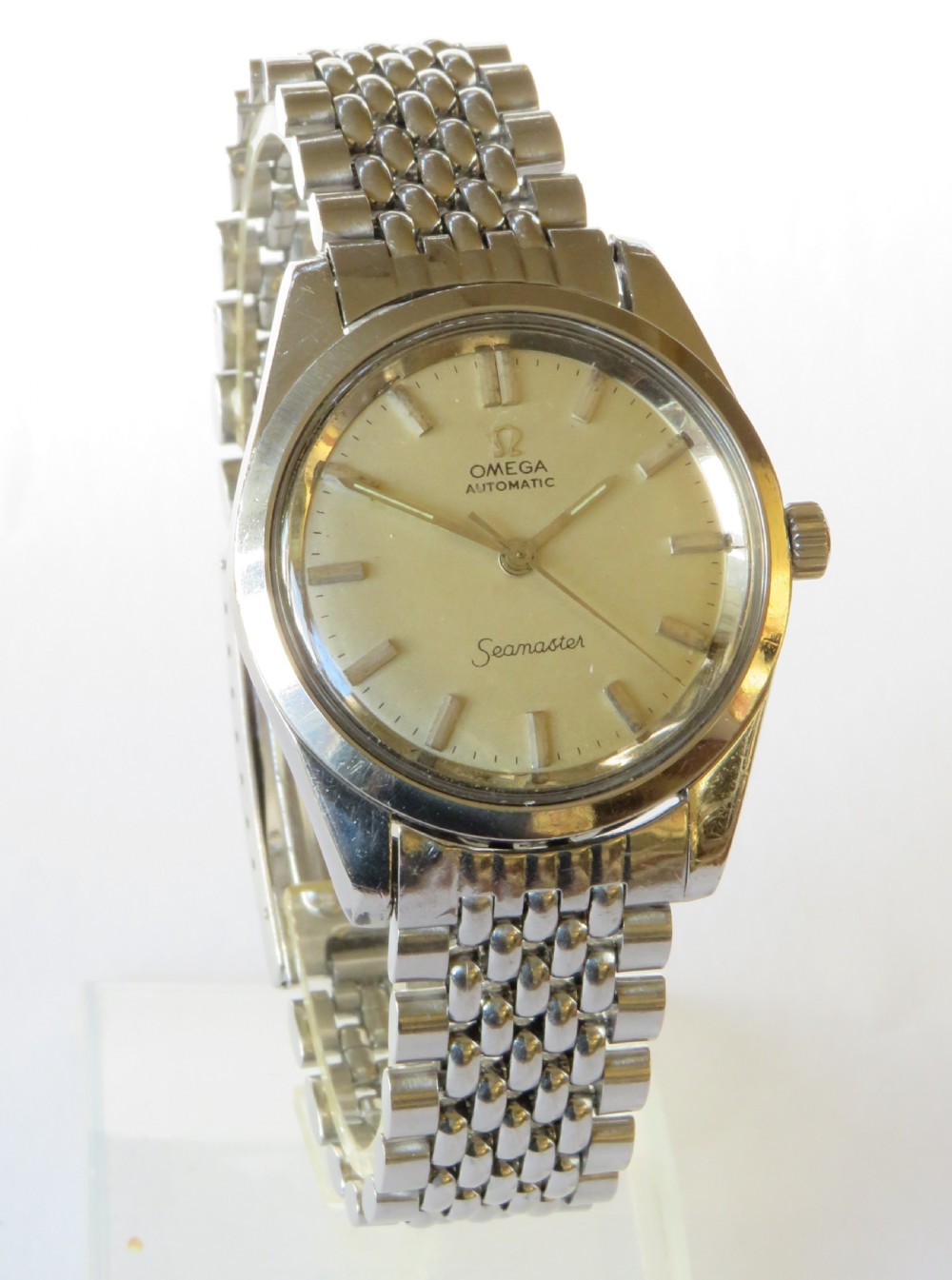 Gents Omega Seamaster automatic wrist watch, 1962 View II