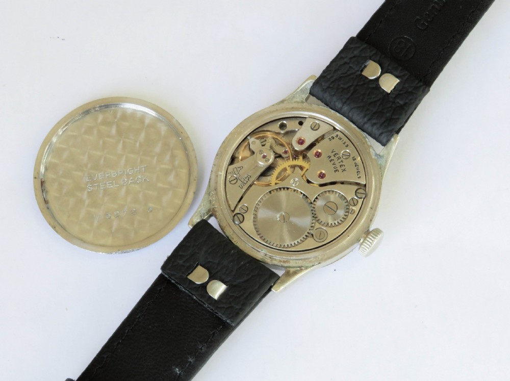 Gents 1940s West End Watch Company Matchless wrist watch View III