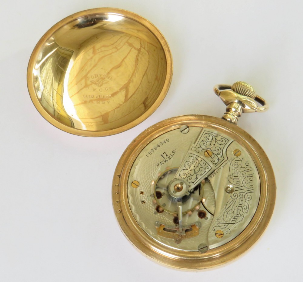 Antique Waltham pocket watch, 1907 View III