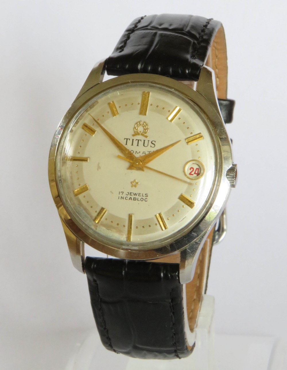 Gents 1950s Titus Titomatic wrist watch