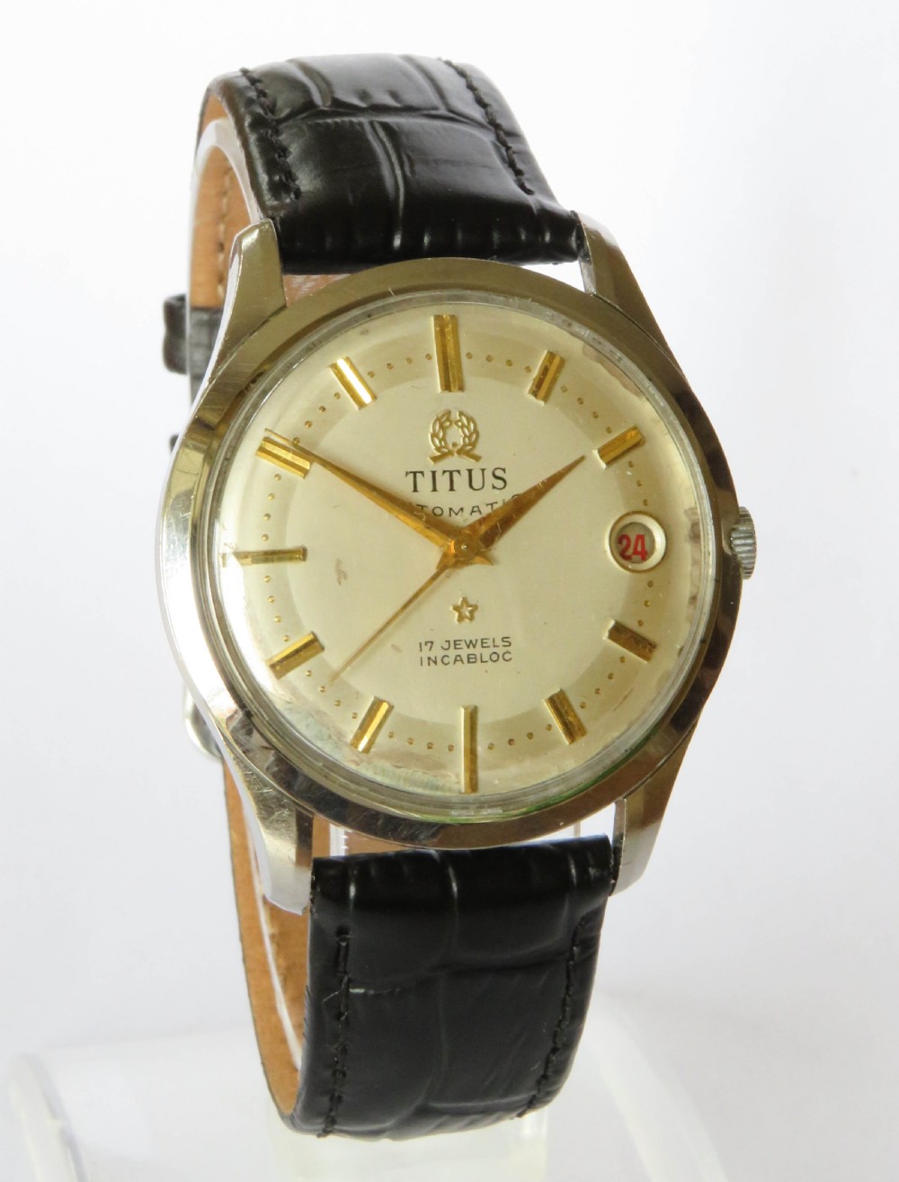 Gents 1950s Titus Titomatic wrist watch View II