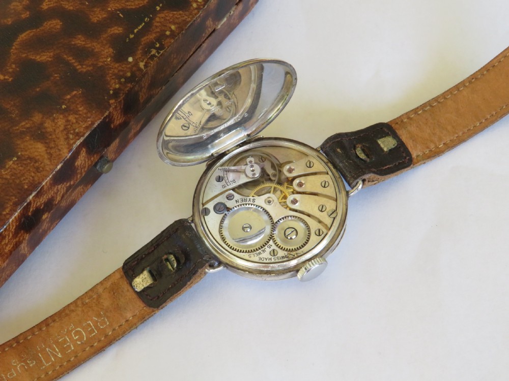 Gents silver Syren wrist watch, 1924 View III
