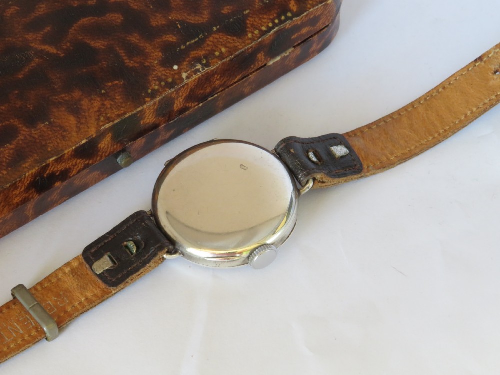 Gents silver Syren wrist watch, 1924 View IV