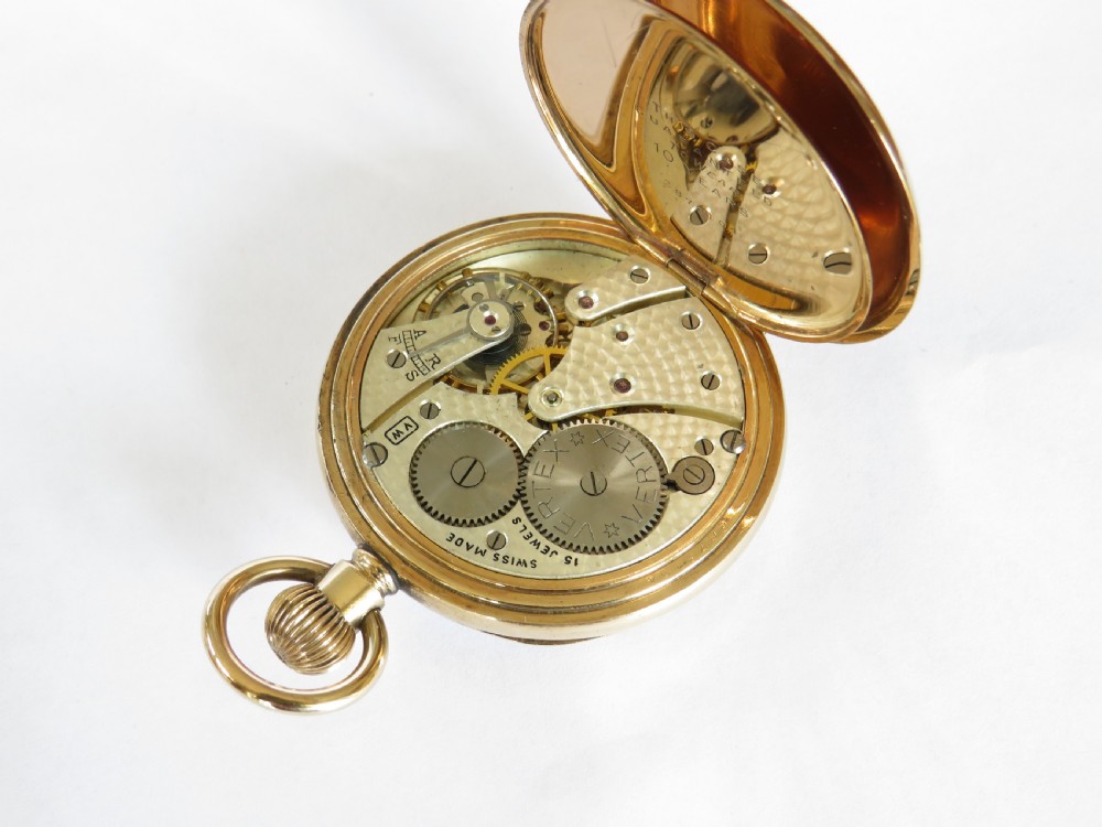 1930s Swiss Vertex pocket watch View III