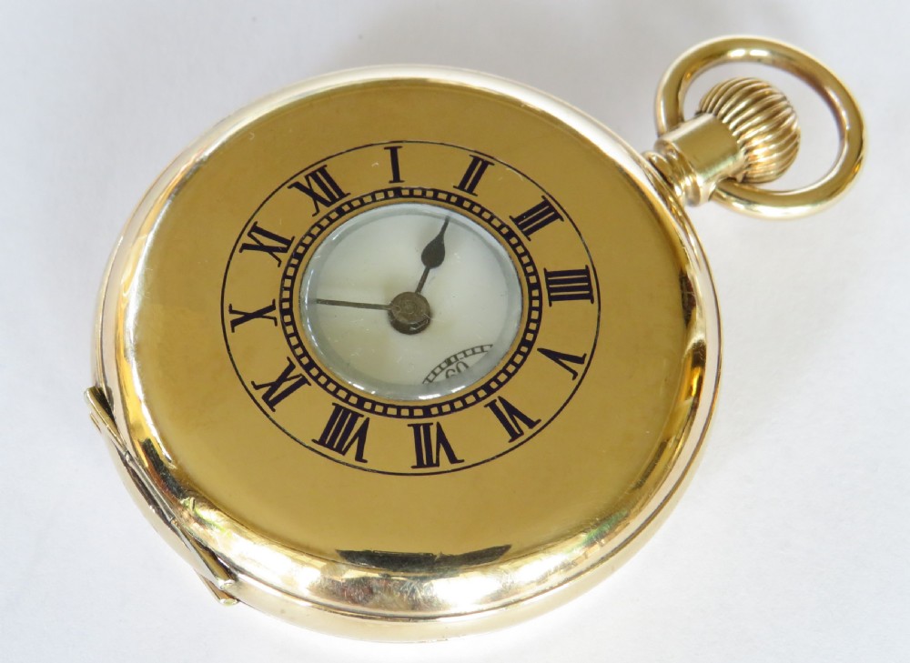 Antique Thomas Russell half hunter pocket watch View II