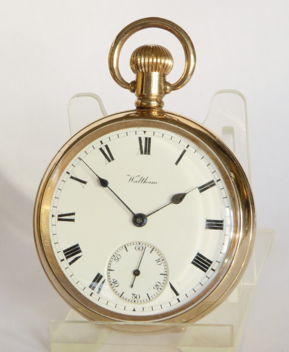 Antique Waltham pocket watch, 1917