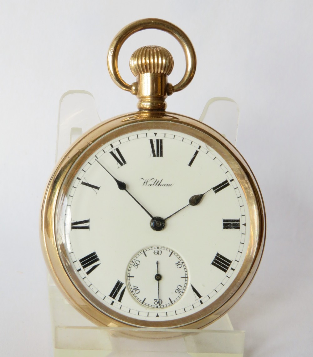 Antique Waltham pocket watch, 1917 View II
