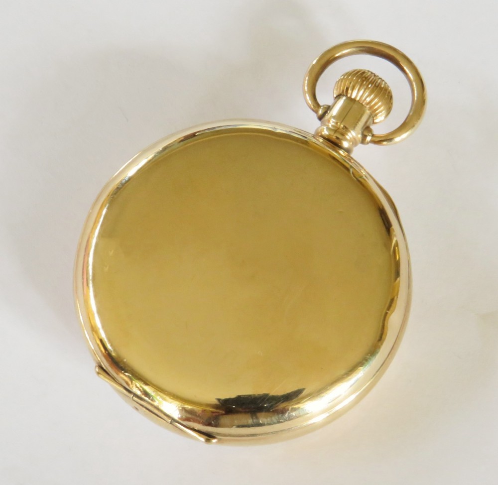 Antique Waltham pocket watch, 1917 View V