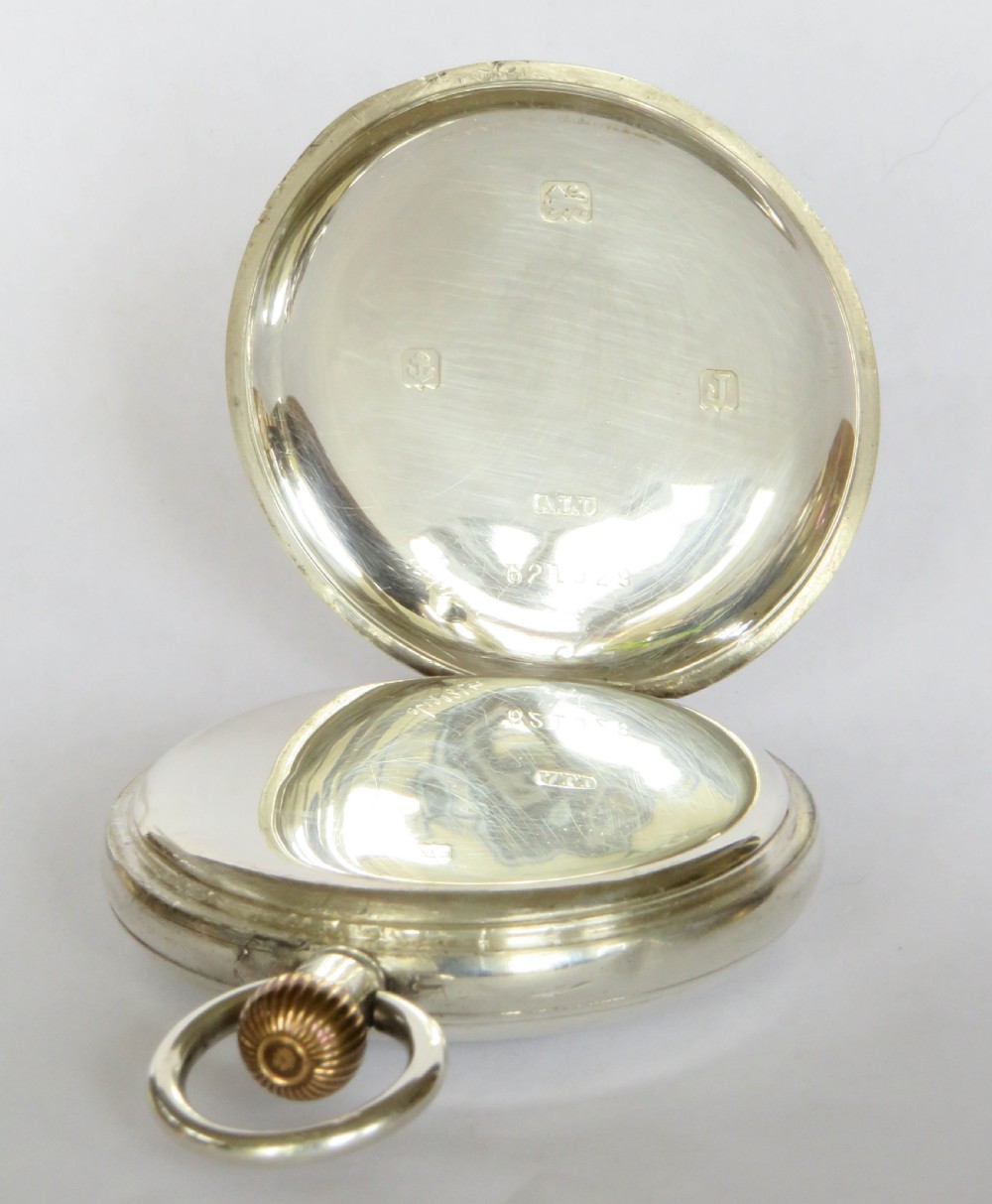 J W Benson half hunter pocket watch, 1933 View IV