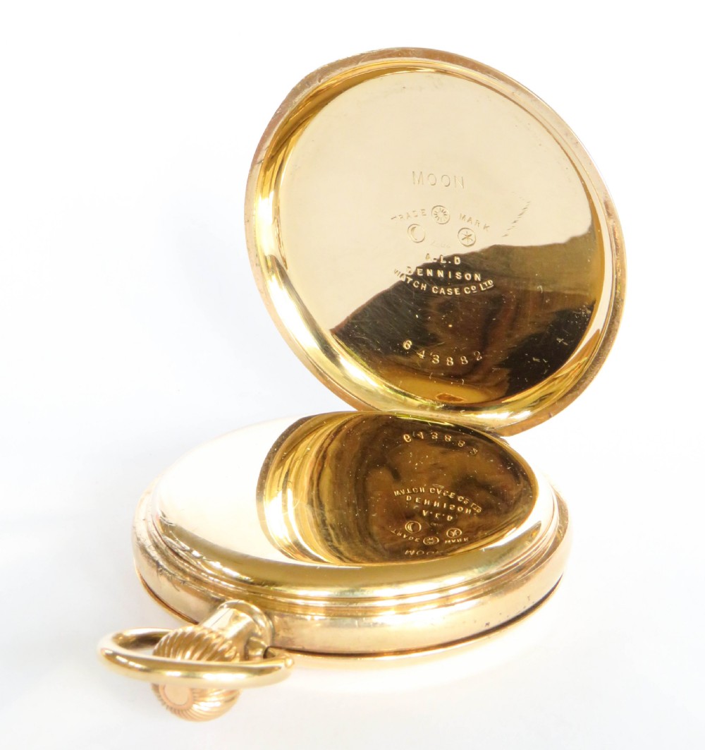 1930s Moeris full hunter pocket watch View II