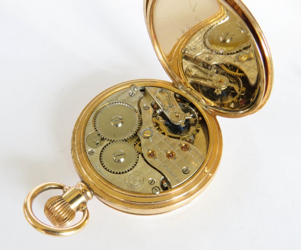 1930s Moeris full hunter pocket watch View III