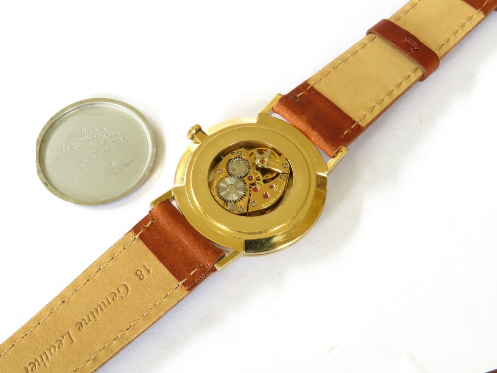 Gents Bulova Longchamp wristwatch, 1964 View III