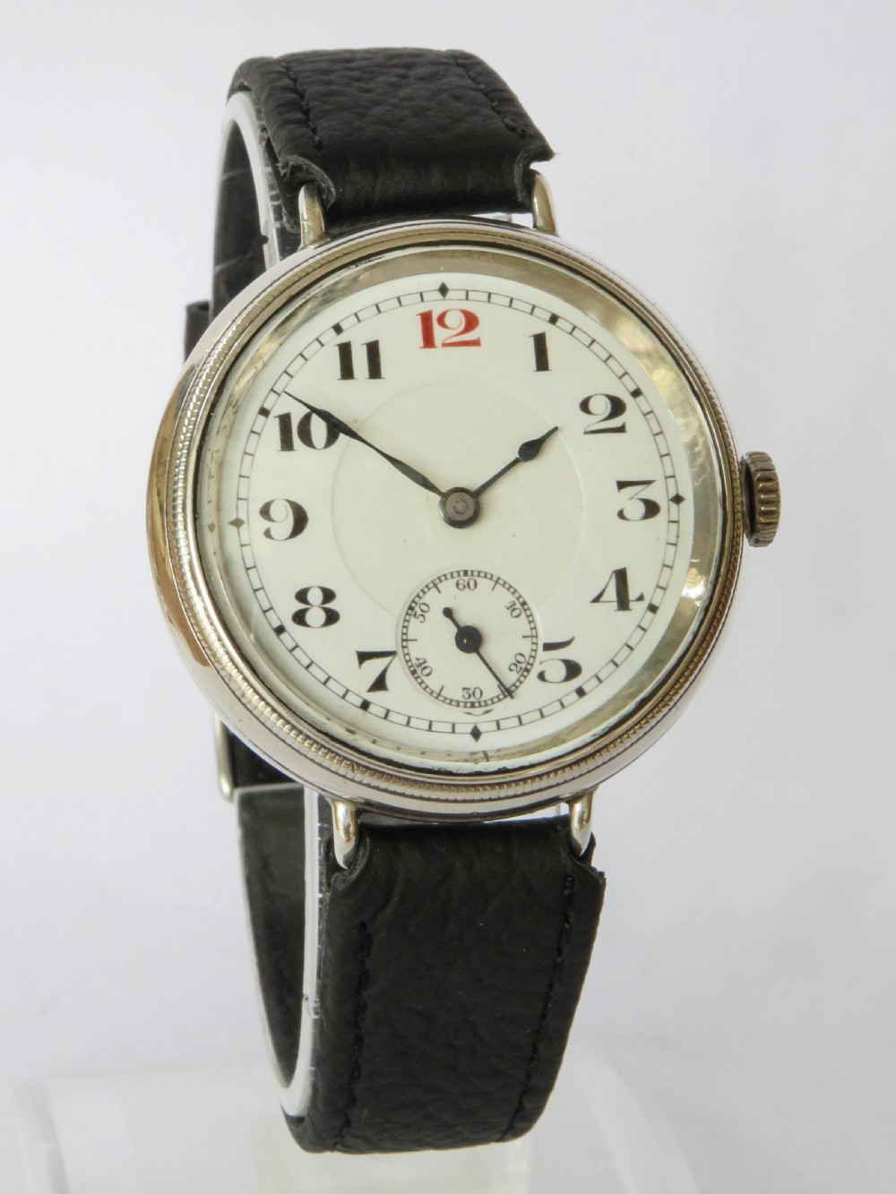 Gents silver wrist watch, 1934 View II