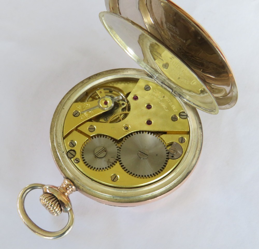 Silver Tissot pocket watch, 1947 View III