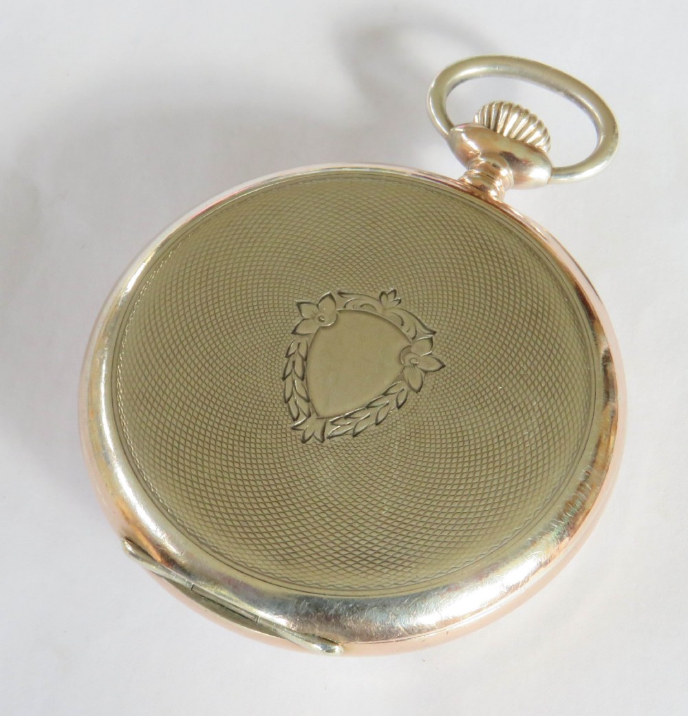Silver Tissot pocket watch, 1947 View V