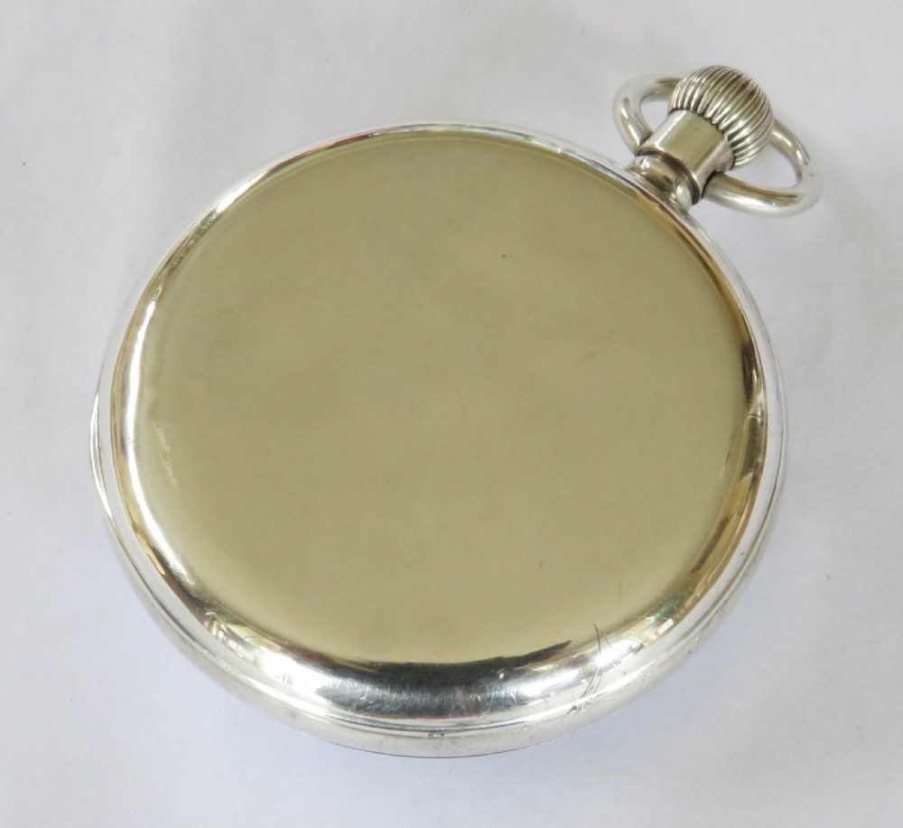 Antique 1930s Stayte silver pocket watch by Cyma View IV