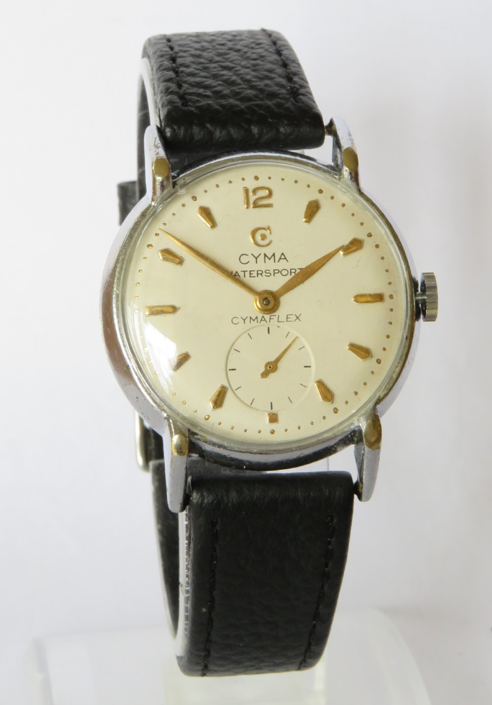 Gents 1950s Cyma Watersport wrist watch View II