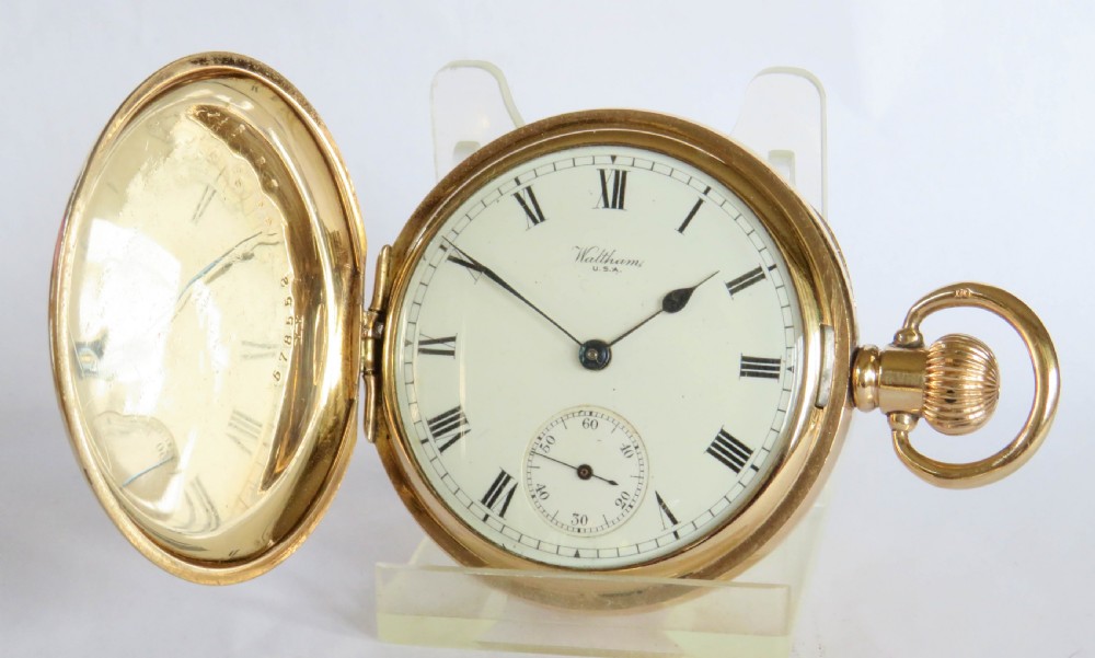 Antique Waltham P S Bartlett full hunter pocket watch