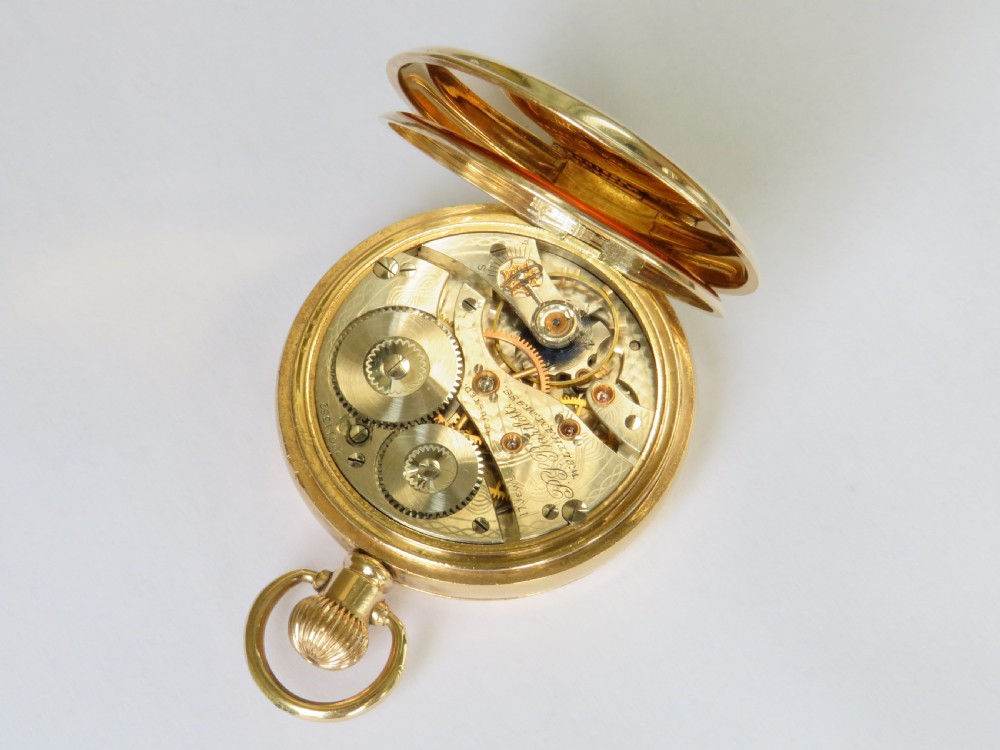 Antique Waltham P S Bartlett full hunter pocket watch View II