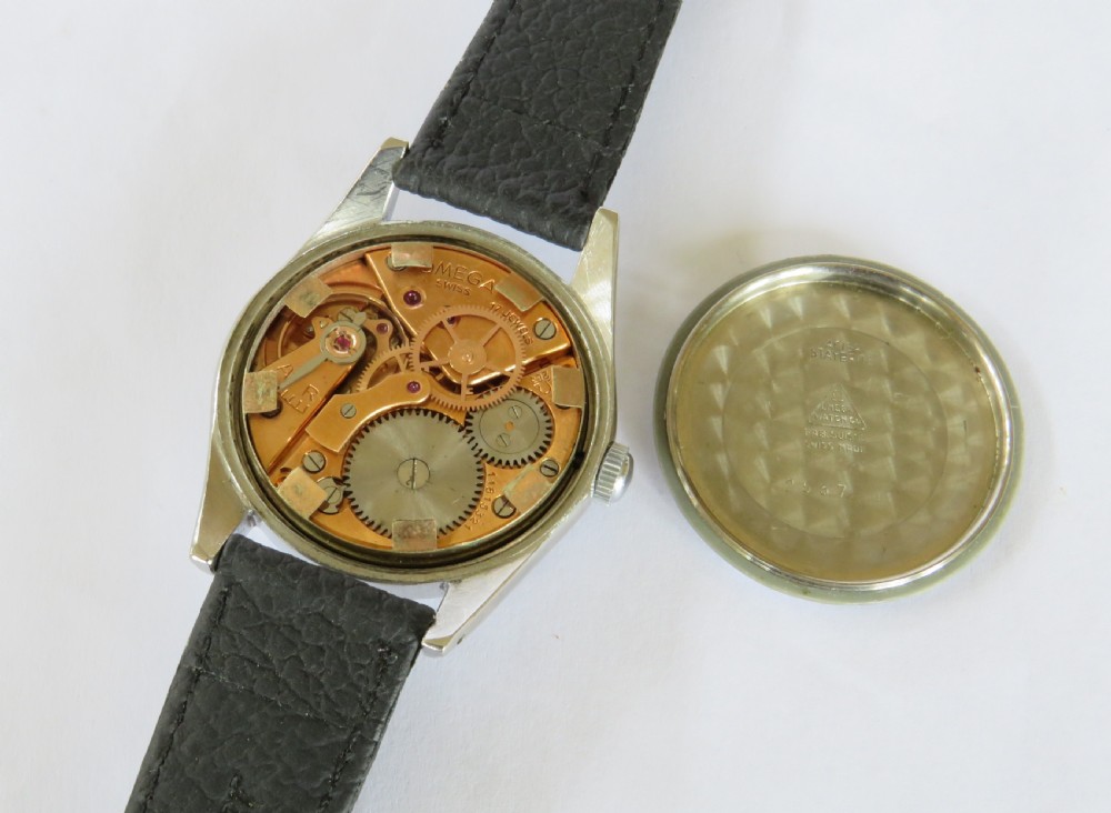 Gents Omega wrist watch, Royal Navy, 1947 View II