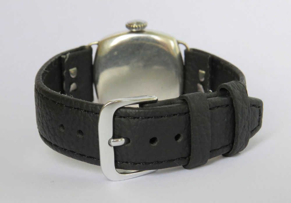 Mid-size silver wrist watch, 1928 View III