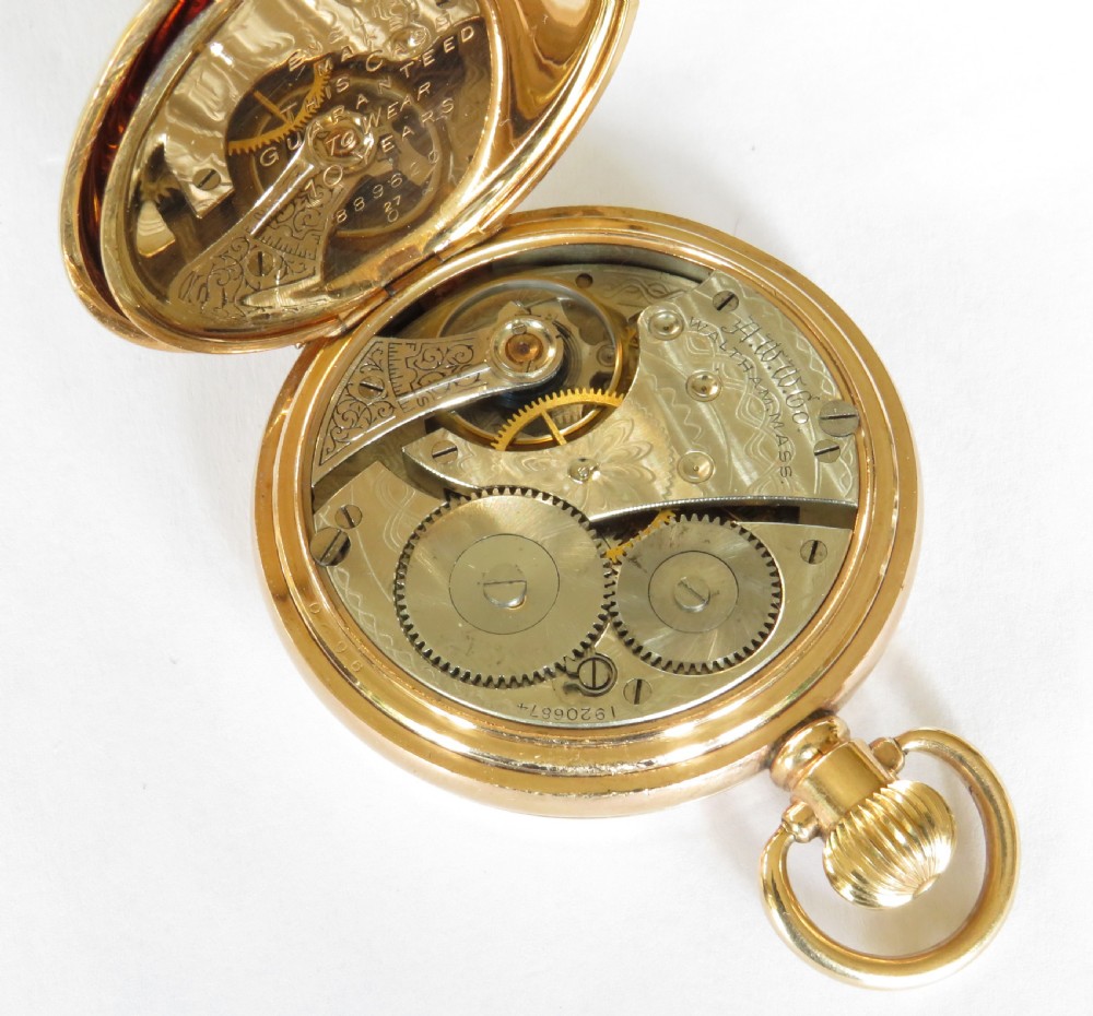 Waltham full hunter pocket watch, 1913 View IV