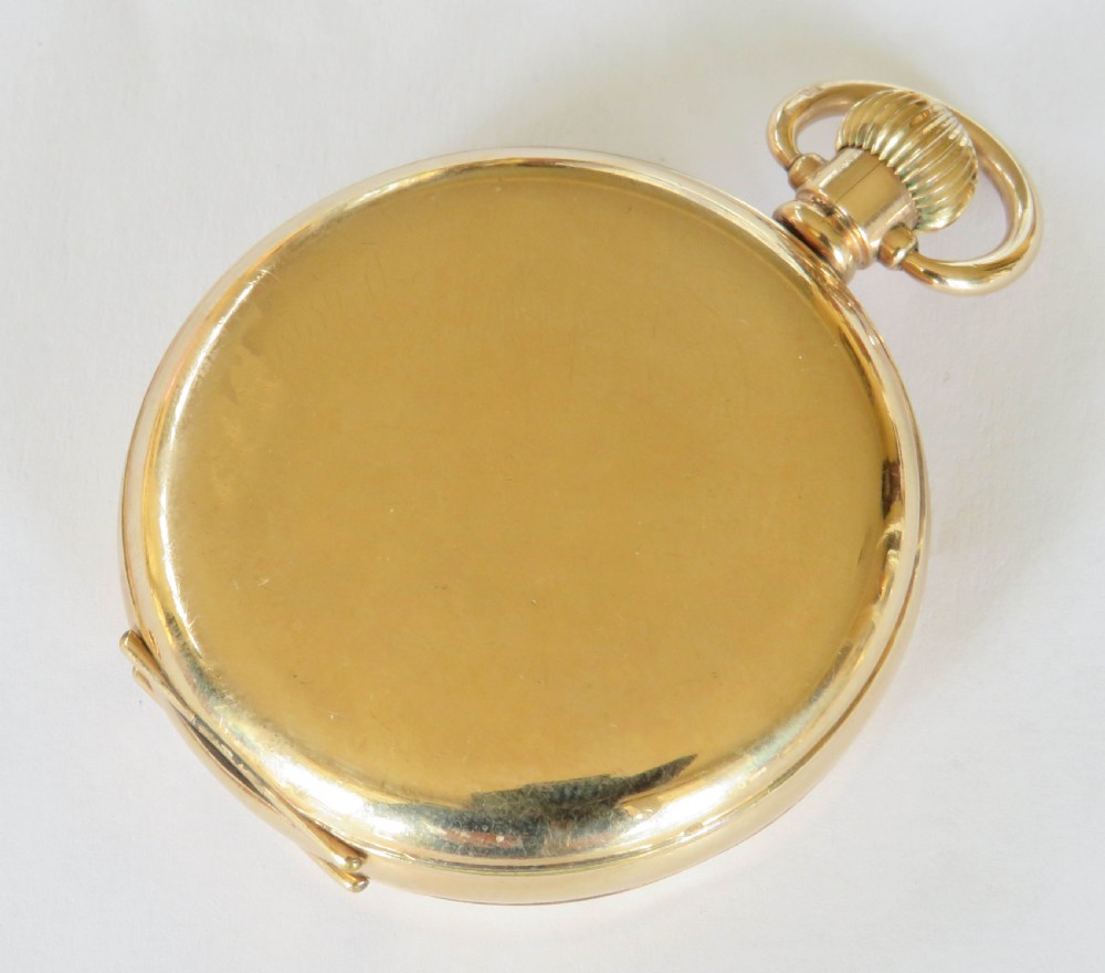 Waltham full hunter pocket watch, 1913 View V