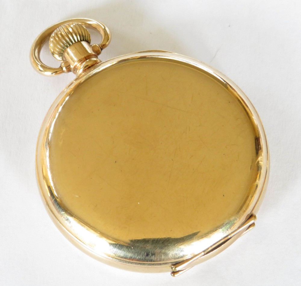 Waltham full hunter pocket watch, 1913 View VI