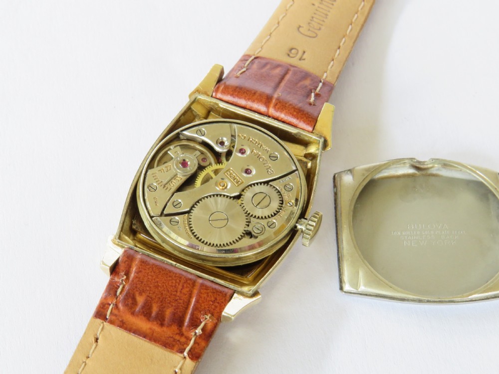 Unisex Bulova Cadet wrist watch, 1948 View V