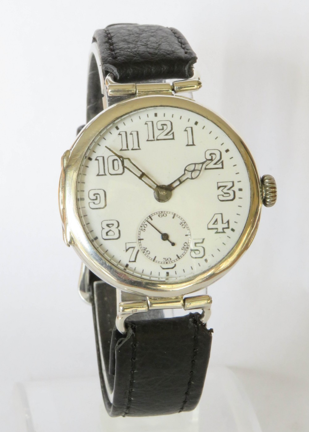 Antique silver Fontainmelon wrist watch, 1922 View II