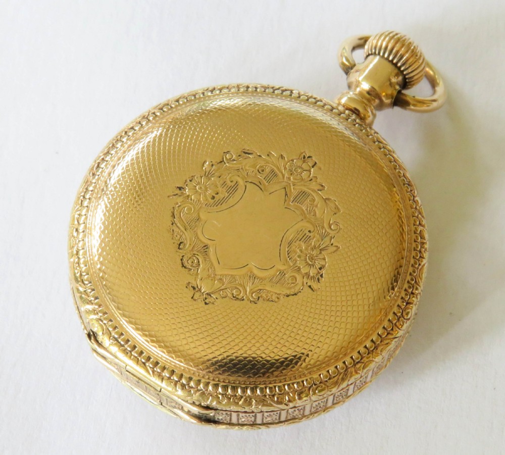 Antique Waltham Seaside small fob watch View V