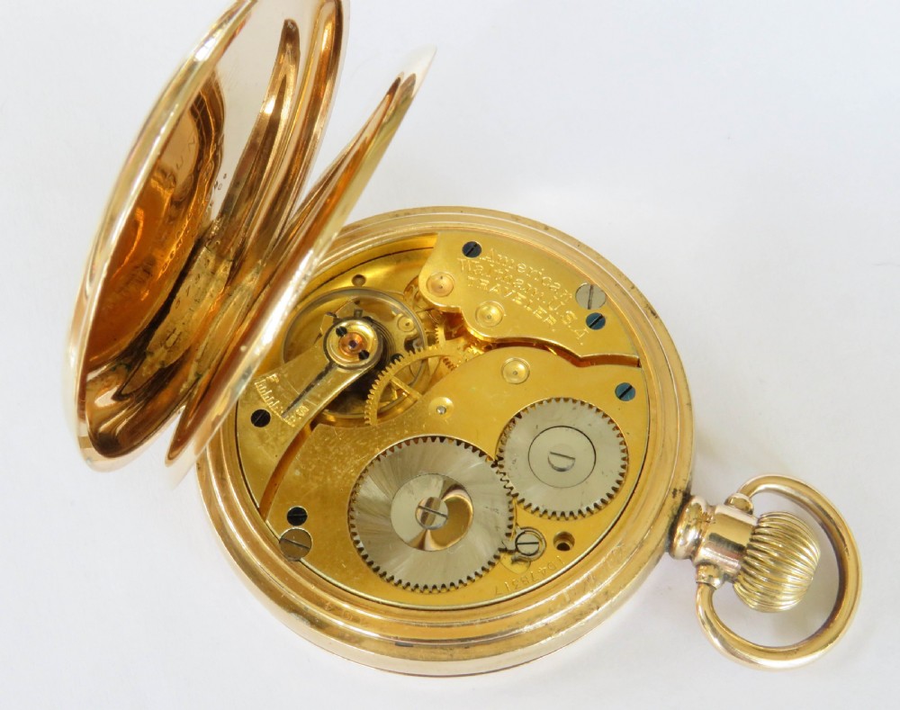 Antique Waltham Traveler full hunter pocket watch View IV