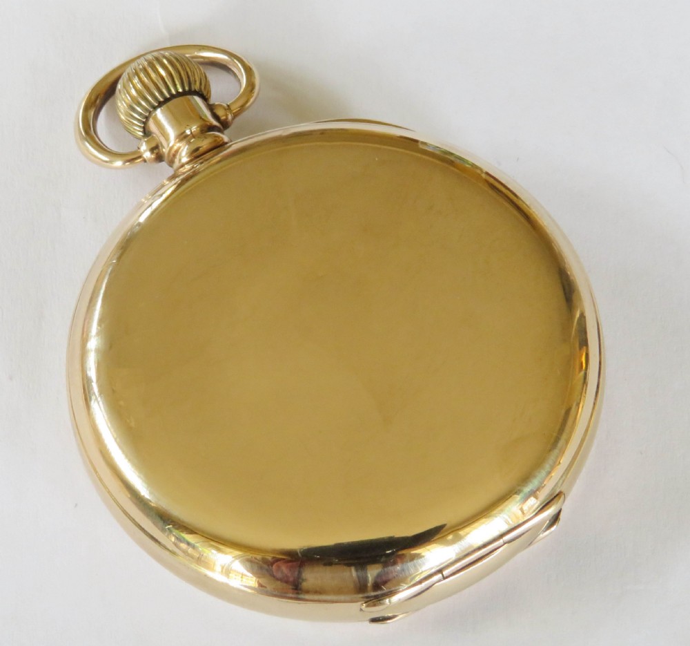 Antique Waltham Traveler full hunter pocket watch View VI
