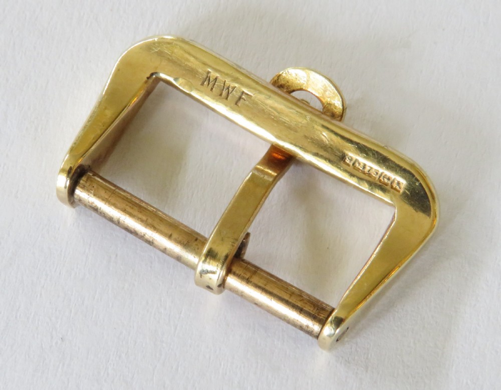 Genuine 9ct gold Omega buckle, 1959 View III