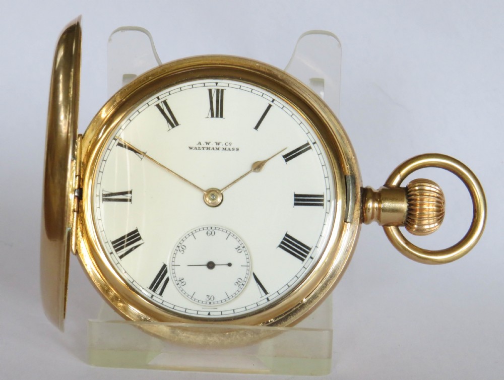 Antique Waltham full hunter pocket watch, 1903 View II