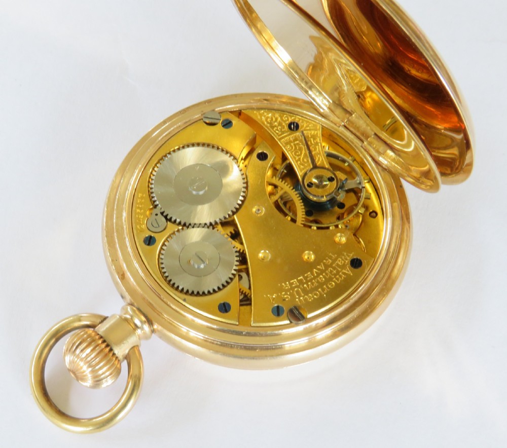 Antique Waltham full hunter pocket watch, 1903 View IV