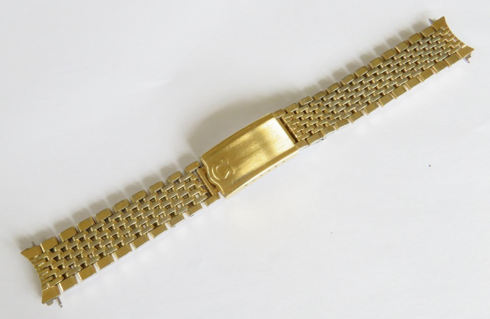 Gents Omega Constellation beads of rice bracelet, c1960s