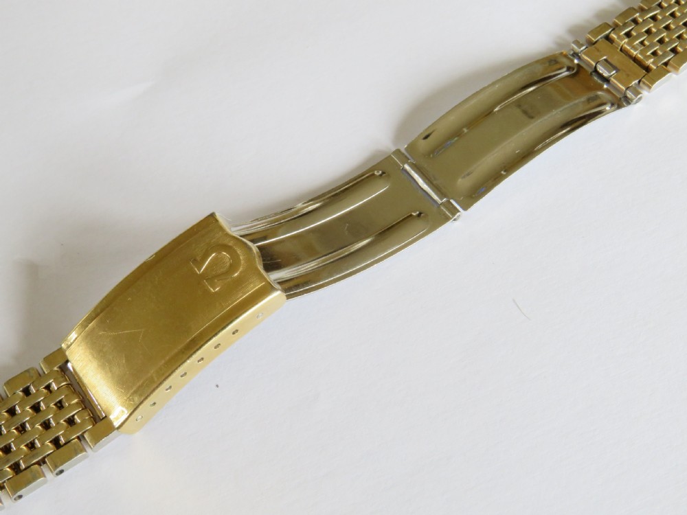 Gents Omega Constellation beads of rice bracelet, c1960s View V