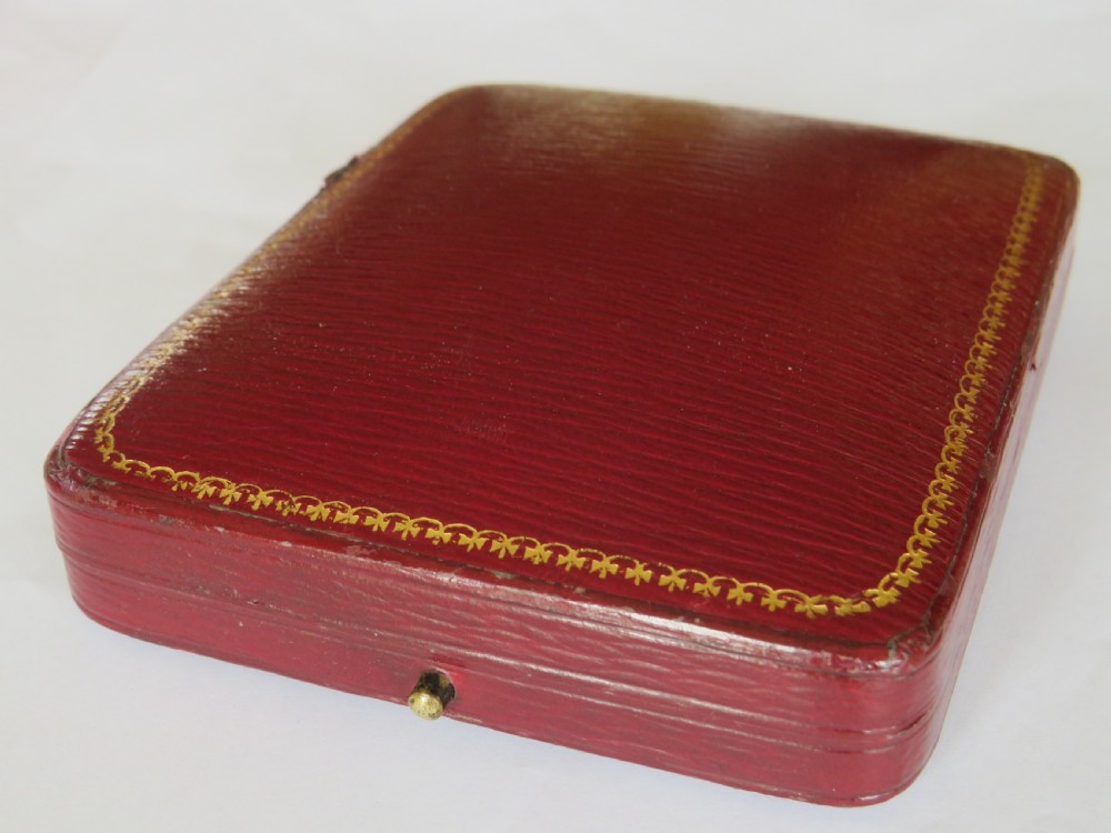 Antique J W Benson pocket watch box, c1890 View III