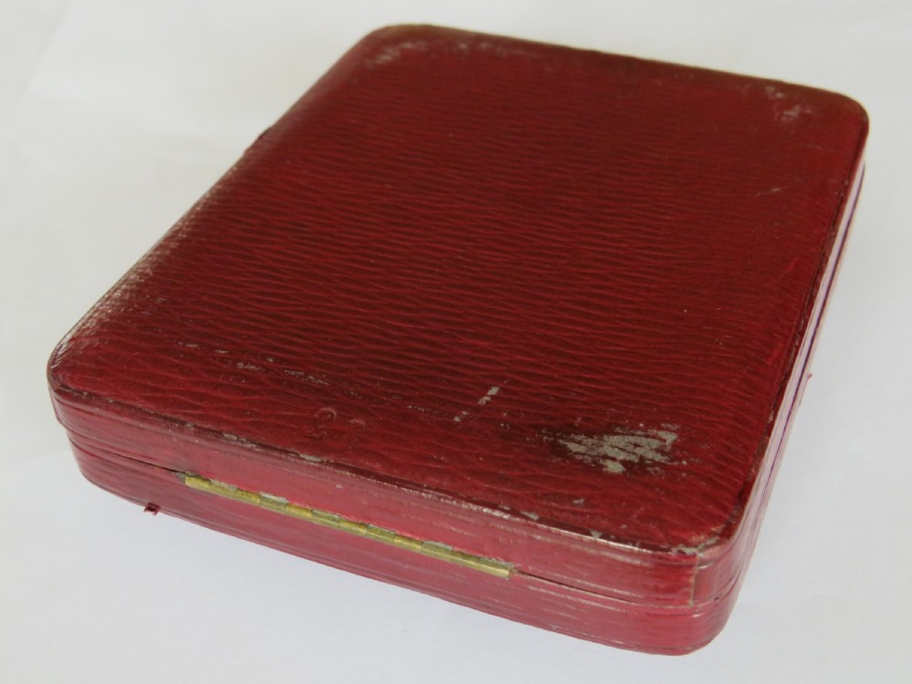 Antique J W Benson pocket watch box, c1890 View IV