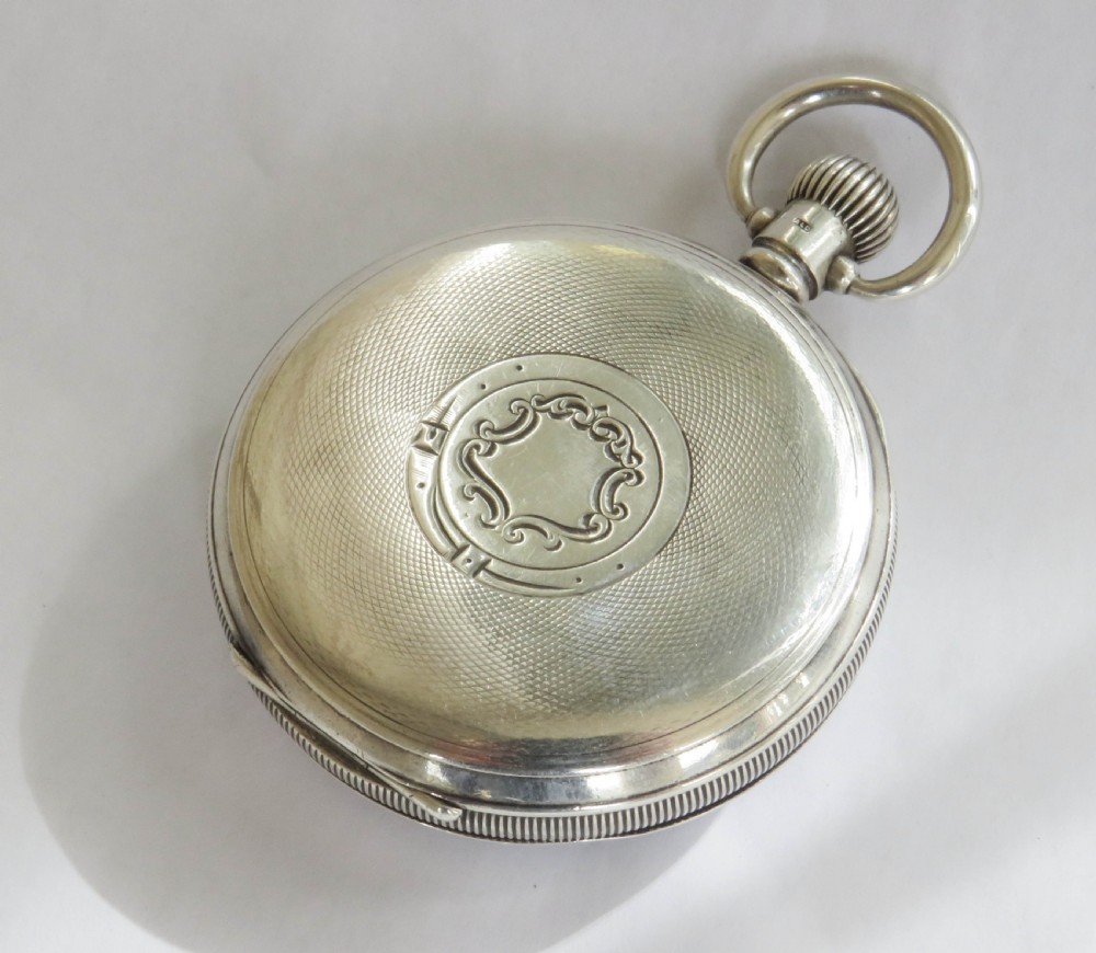 Antique Selezi silver pocket watch, Devonport, 1912 View V