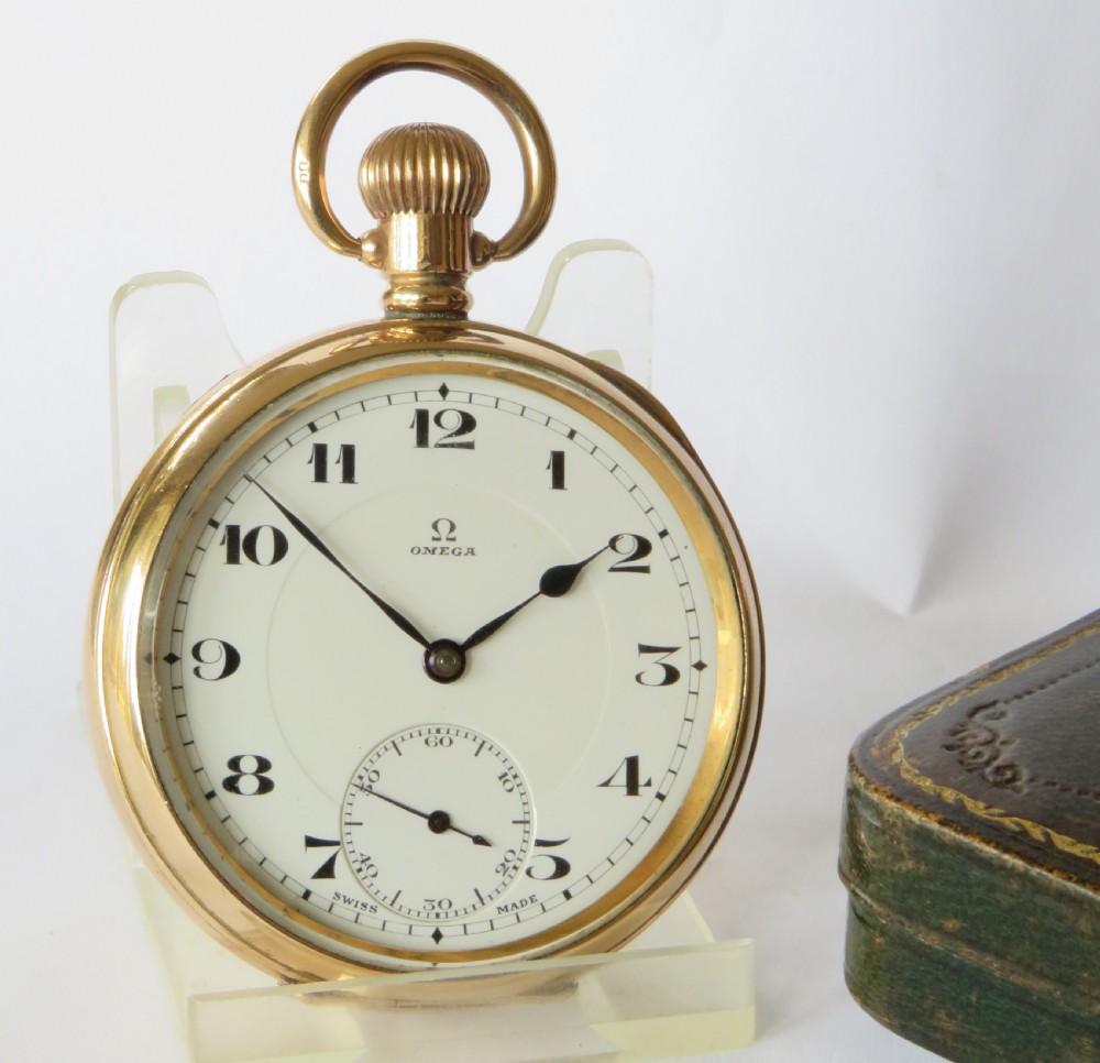 Antique Omega pocket watch, 1916 View IV