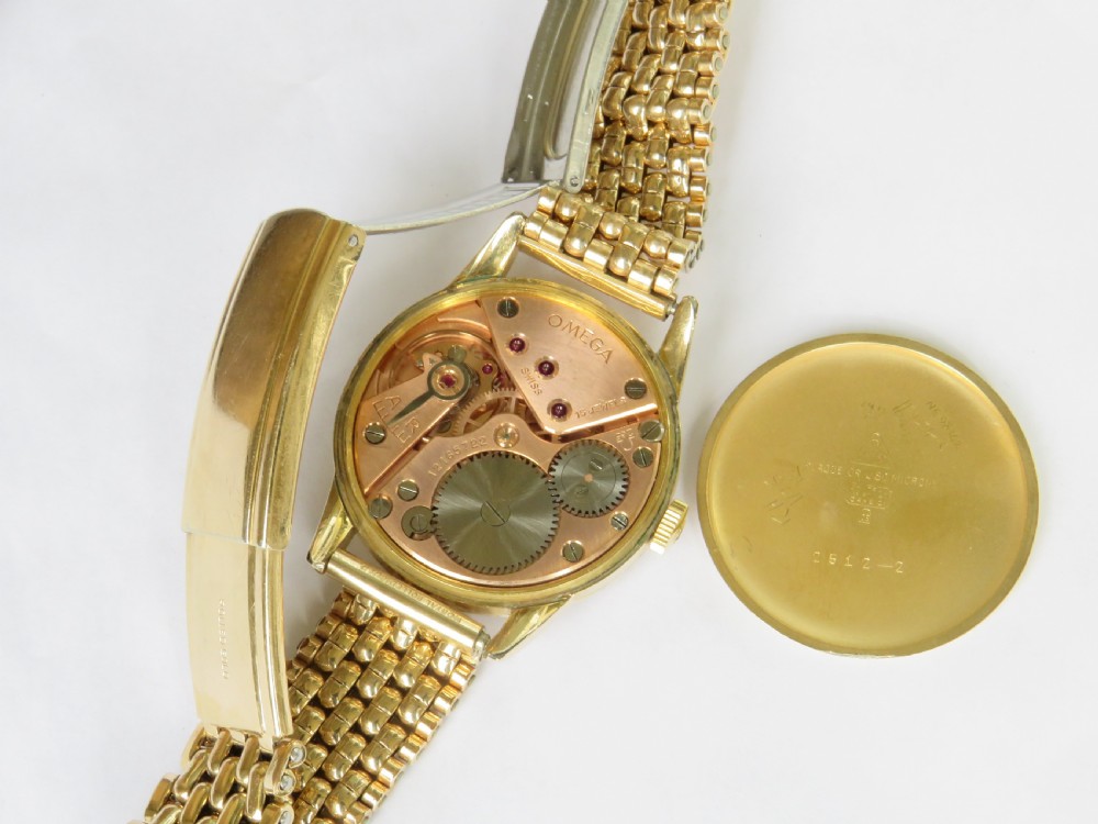 Gents Omega wrist watch, 1950 View III