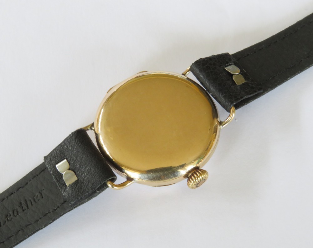 Antique Waltham wrist watch, 1913 View V