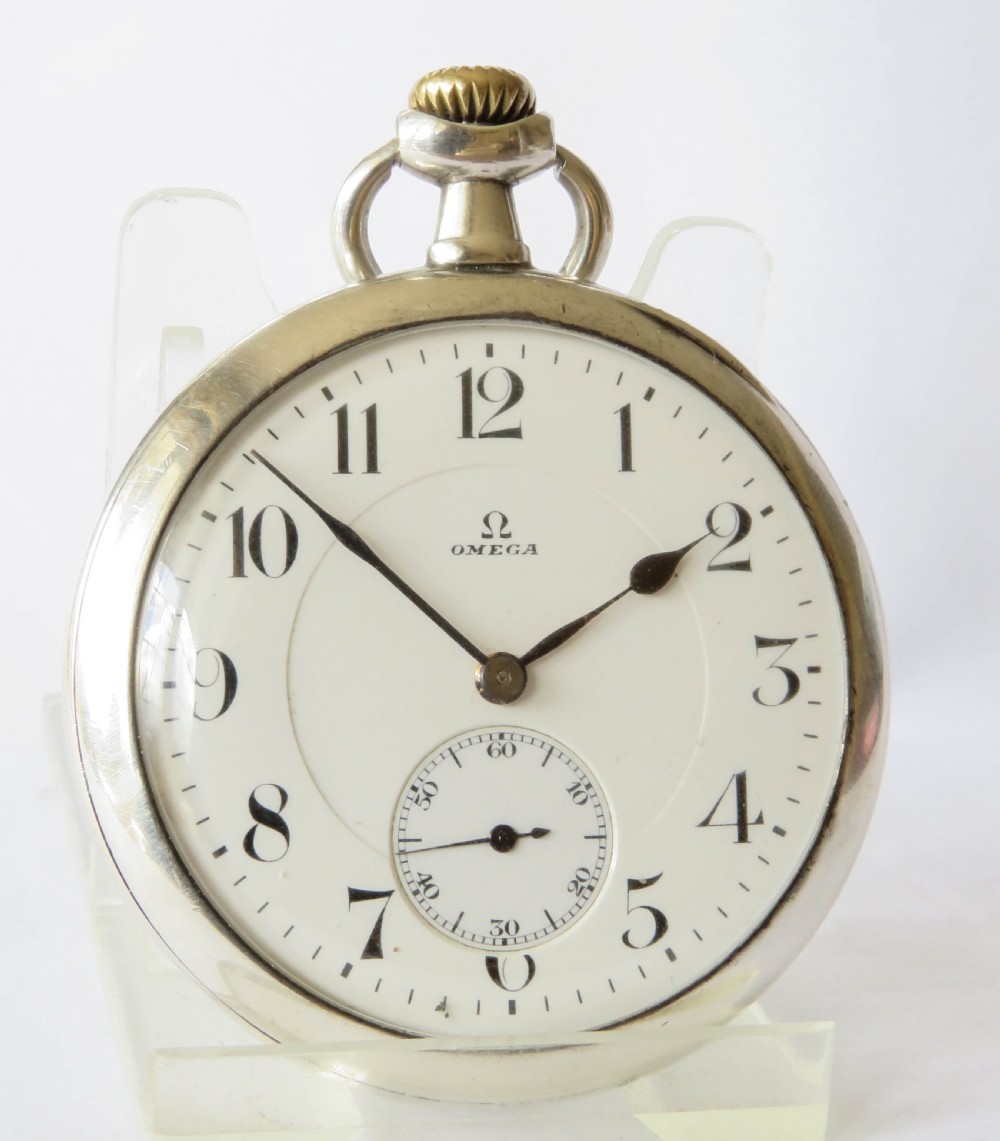 Antique Omega pocket watch, 1916 View II