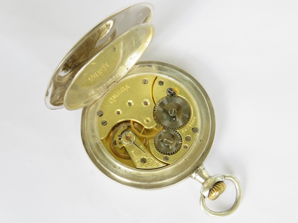 Antique Omega pocket watch, 1916 View III