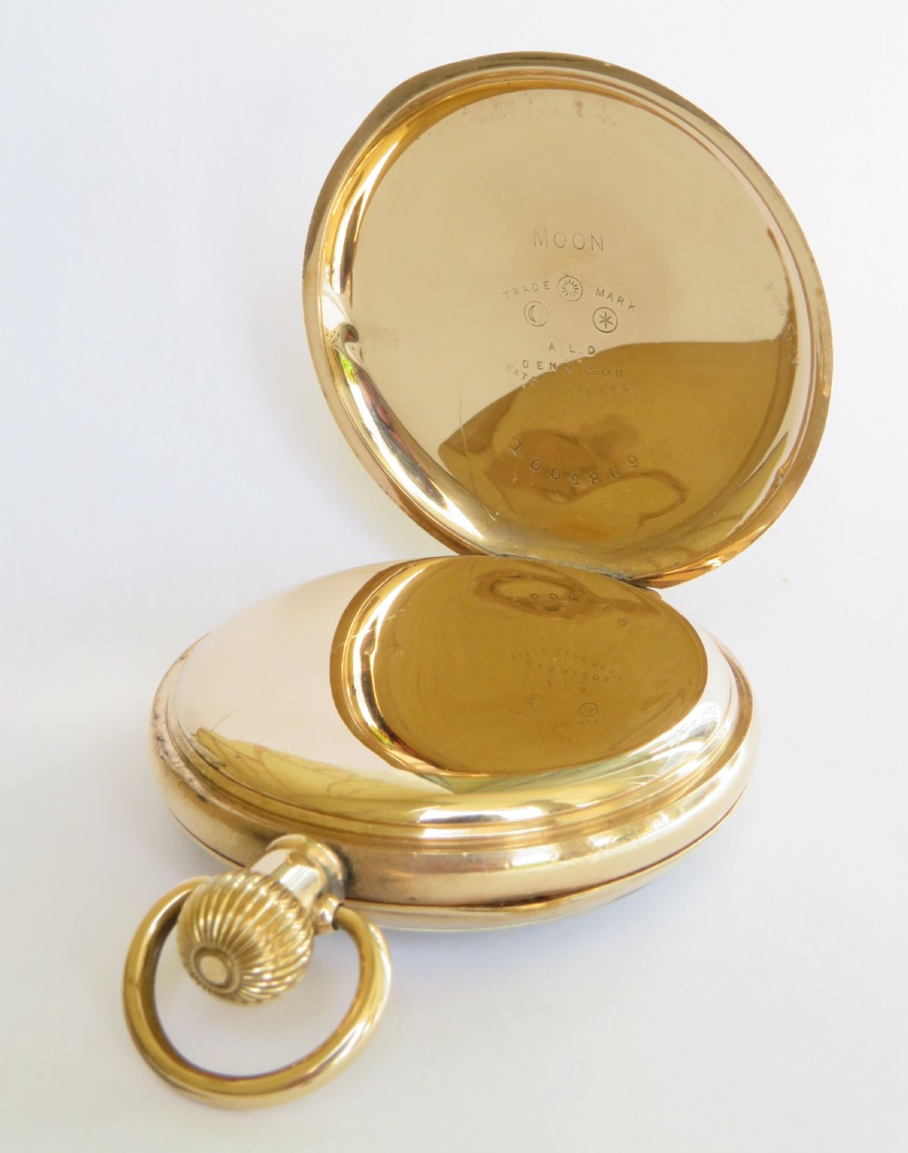 Antique Waltham Riverside pocket watch, railroad grade View III