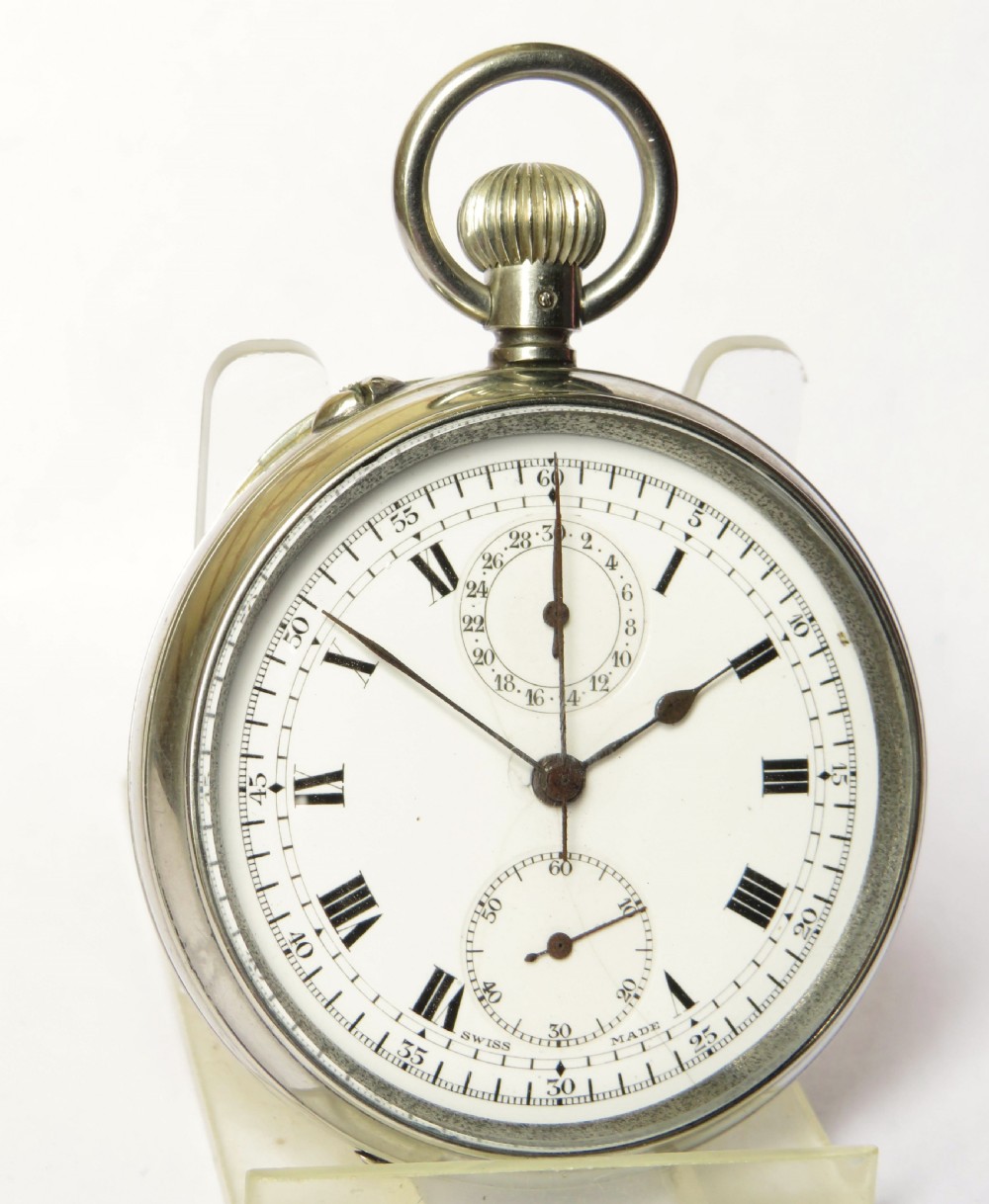 Antique Valjoux chronograph pocket watch View II