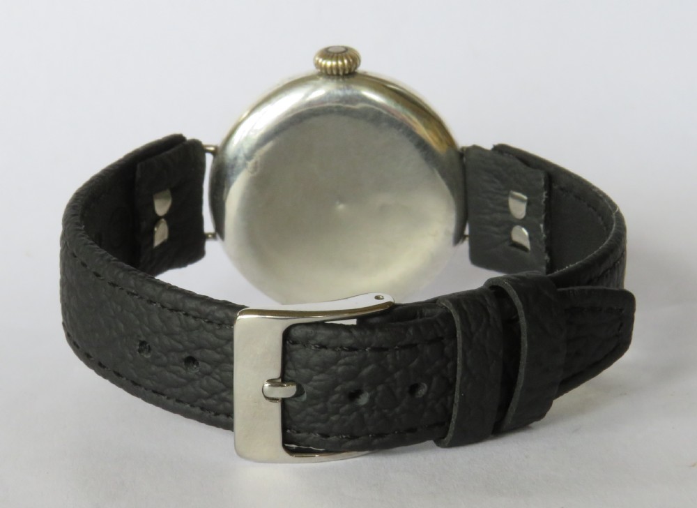 Antique silver wrist watch, 1924 View VI